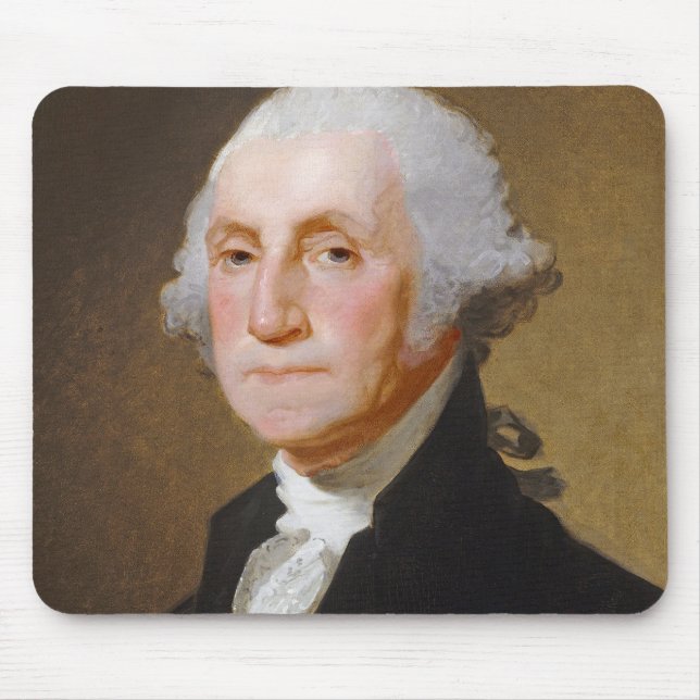 George Washington, c.1821 (Öl auf Leinwand) Mousepad (Vorne)