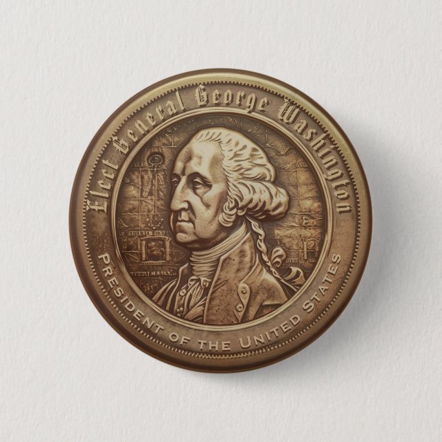 George Washington Campaign Button (Vorderseite)
