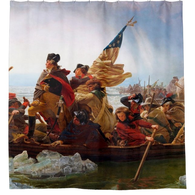 George Washington Crossing of the Delaware River Duschvorhang (Vorderseite)