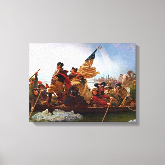 George Washington Crossing of the Delaware River Leinwanddruck (Vorderseite)
