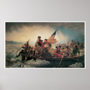 George Washington, der das Delaware kreuzt Poster