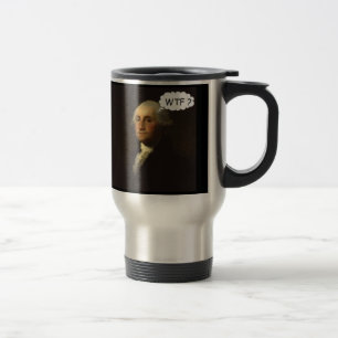 George Washington, der in sein Grab spinnt Reisebecher