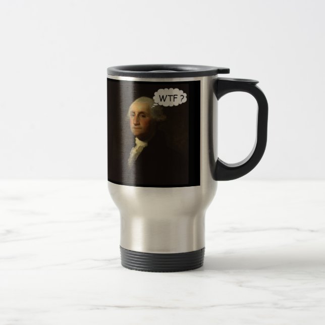 George Washington, der in sein Grab spinnt Reisebecher (Rechts)