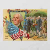 George Washington Einweihung der amerikanischen Fl
