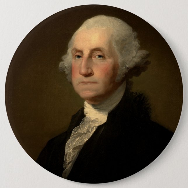 George Washington Erster amerikanischer Präsident  Button (Vorderseite)