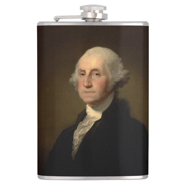 George Washington Erster amerikanischer Präsident  Flachmann (Vorderseite)