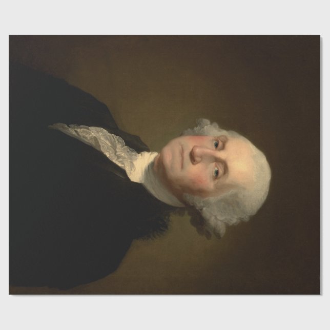 George Washington Erster amerikanischer Präsident  Geschenkpapier (Flach)