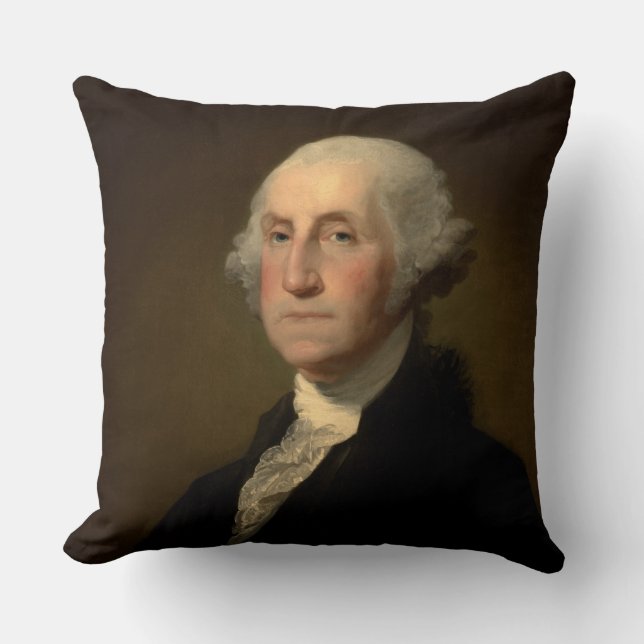 George Washington Erster amerikanischer Präsident  Kissen (Vorderseite)