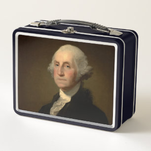 George Washington Erster amerikanischer Präsident  Metall Brotdose
