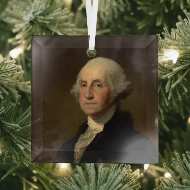George Washington Erster amerikanischer Präsident  Ornament Aus Glas (Insitu)