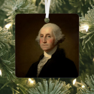 George Washington Erster amerikanischer Präsident  Ornament Aus Metall