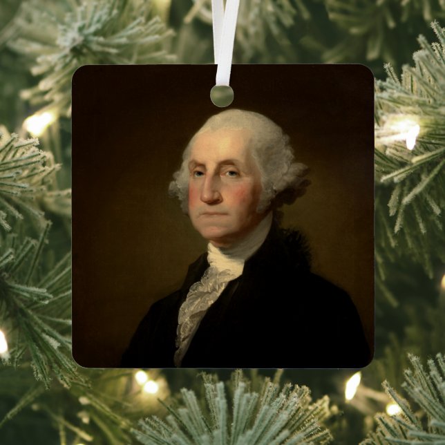 George Washington Erster amerikanischer Präsident  Ornament Aus Metall (InSitu)