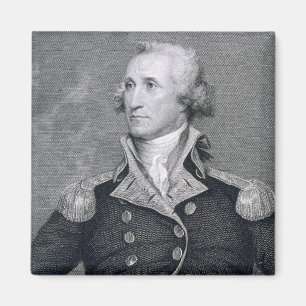 George Washington, graviert durch Asher Brown Magnet