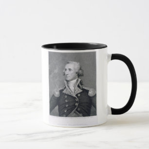 George Washington, graviert durch Asher Brown Tasse