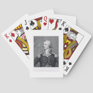 George Washington, graviert von Asher Brown Durand Spielkarten