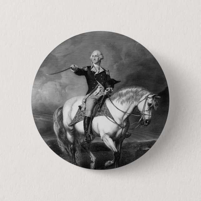 George-Washington-Gruß-Knopf Button (Vorderseite)
