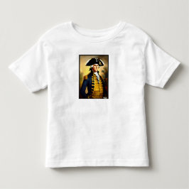 George washington in battlefield attire kleinkind t-shirt