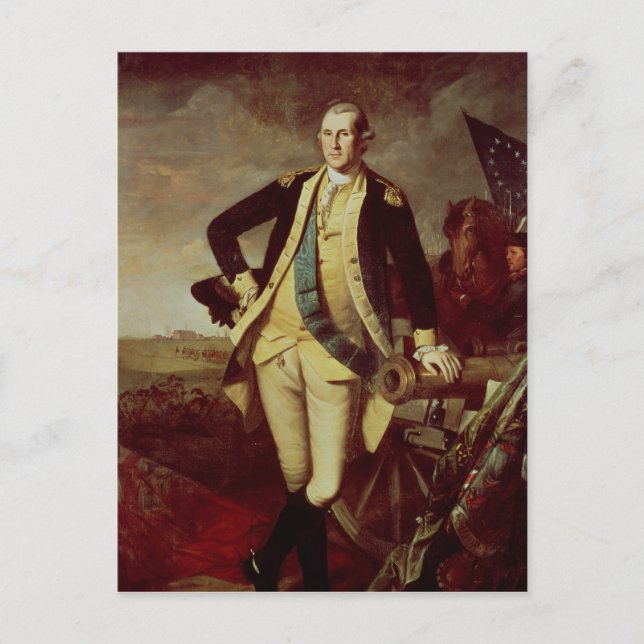 George Washington in Princeton, 1779 Postkarte (Vorderseite)