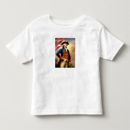 George Washington in war attire Kleinkind T-shirt