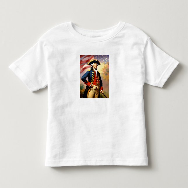 George Washington in war attire Kleinkind T-shirt (Vorderseite)