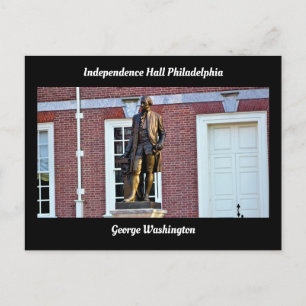 George Washington Independence Hall Philadelphia Postkarte