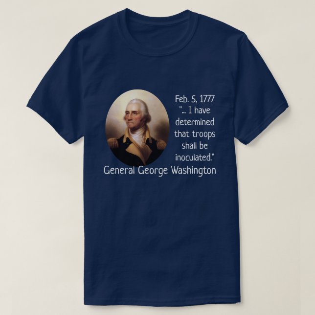 George Washington Inokulations T-Shirt (Design vorne)