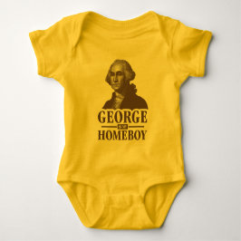 George Washington ist mein Homeboy Baby Strampler