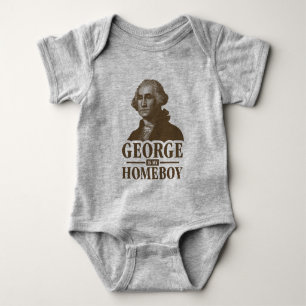 George Washington ist mein Homeboy Baby Strampler