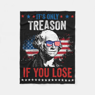 George Washington ist nur Verrat, wenn man 4t verl Fleecedecke
