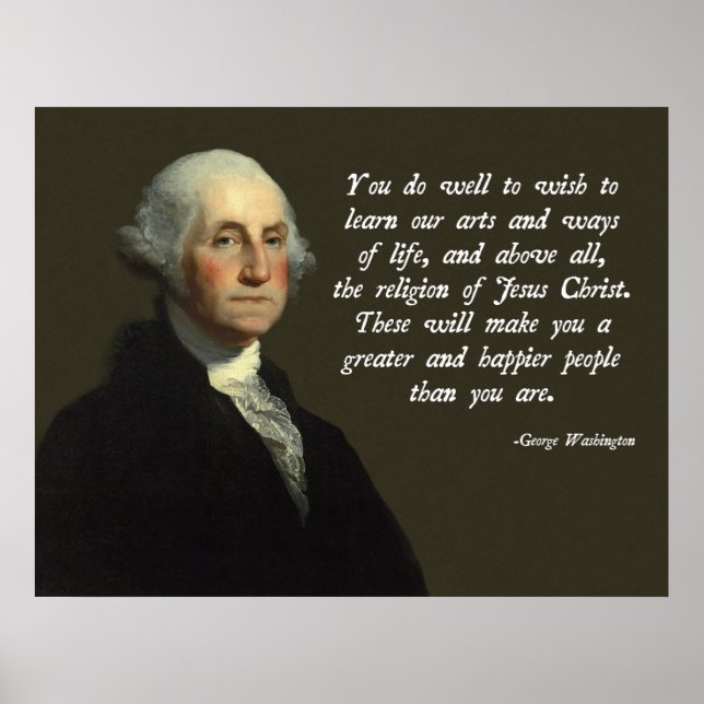 George Washington Jesus Christ Poster (Vorne)