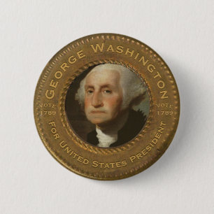 George Washington-Kampagnen-Knopf Button