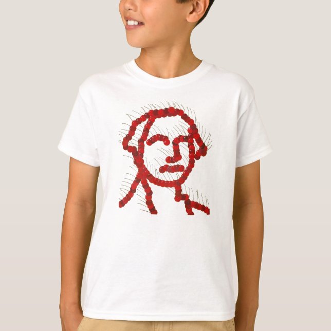 George Washington-Kirschporträt T-Shirt (Vorderseite)