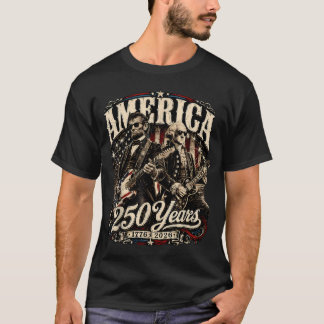 George Washington Lincoln Gitarre spielend Abe T-Shirt