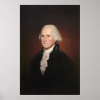 GEORGE WASHINGTON Portrait von Rembrandt Peale