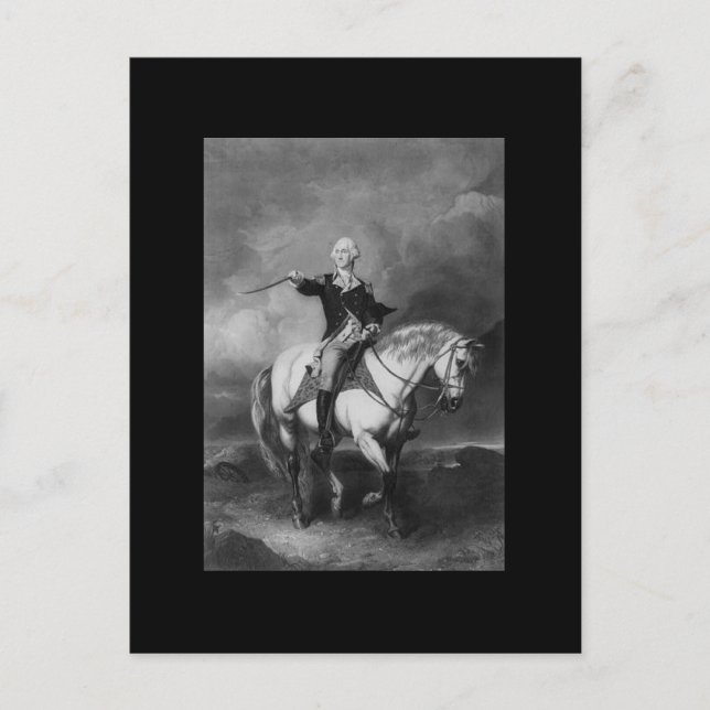 George Washington Postkarte (Vorderseite)