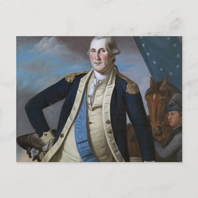 George Washington Postkarte (Vorderseite)