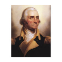 George Washington-Postkarte