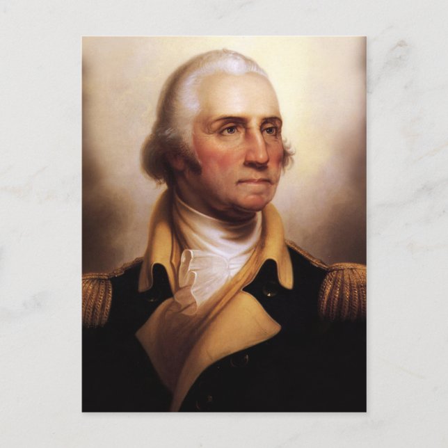 George Washington-Postkarte Postkarte (Vorderseite)