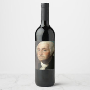 George Washington Präsident Weinetikett