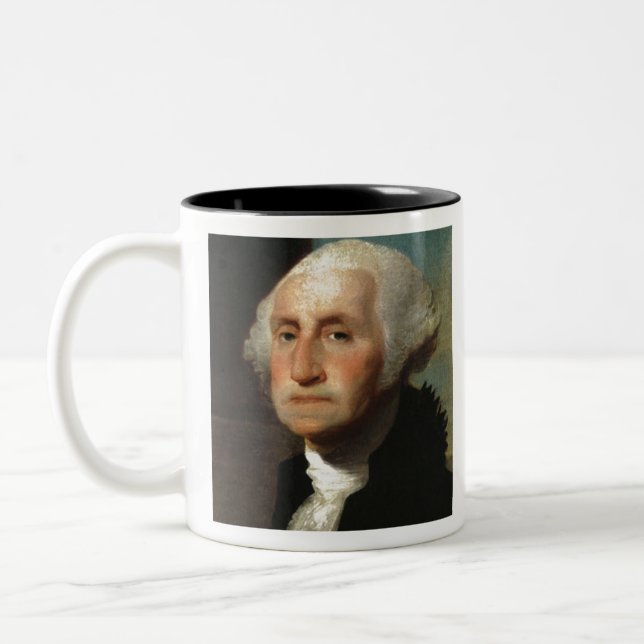 George Washington Präsident Zweifarbige Tasse (Links)