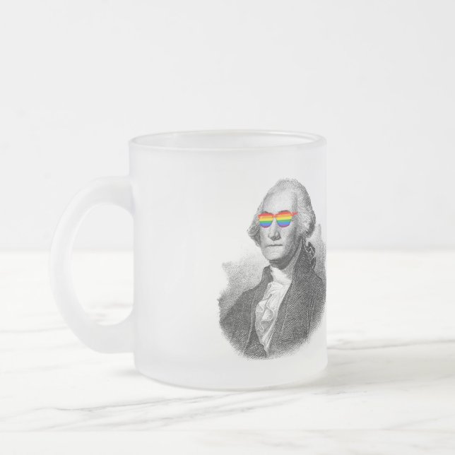 George Washington Pride Mattglastasse (Links)