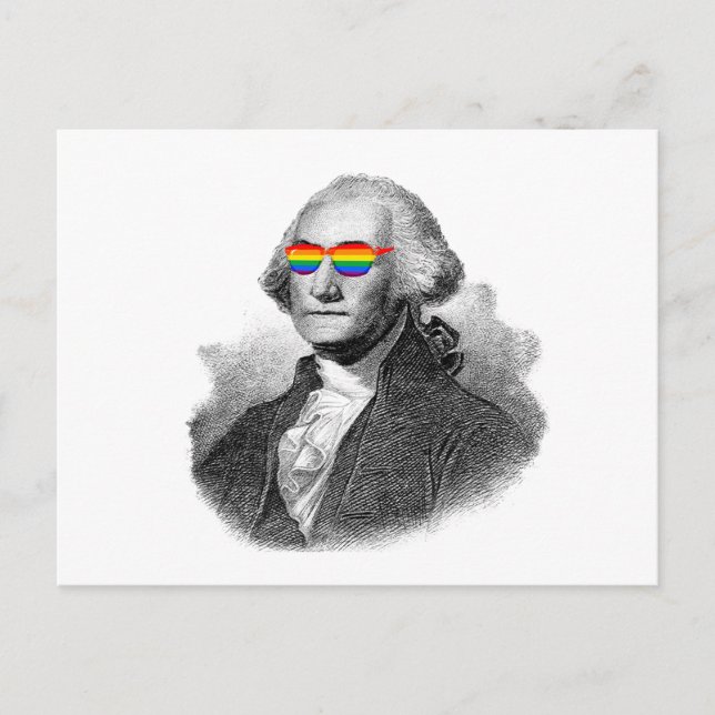 George Washington Pride Postkarte (Vorderseite)