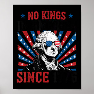 George Washington Protestschild Demokratie Keine K Poster