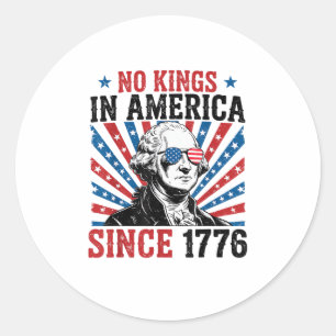 George Washington Protestschild Keine Könige In Am Runder Aufkleber