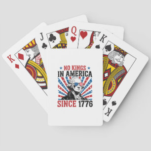 George Washington Protestschild Keine Könige In Am Spielkarten