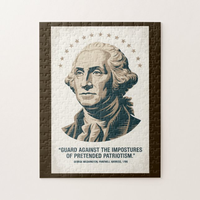 George Washington Quote American President Art (Vertikal)