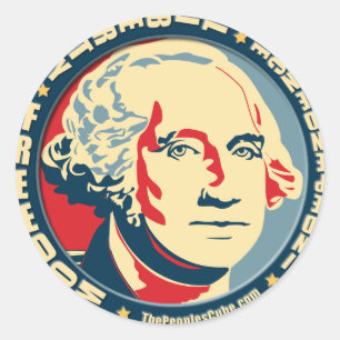 George Washington - révolution : Autocollant d'OH