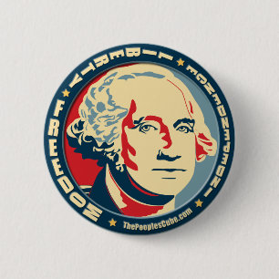 George Washington - Revolution: OHP Knopf Button