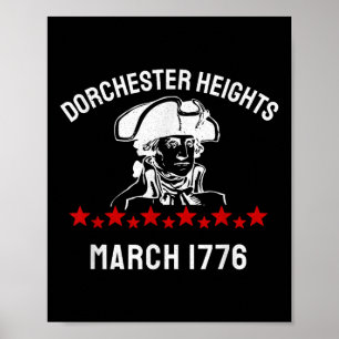 George Washington Revolutionskrieg Dorchester Hei Poster