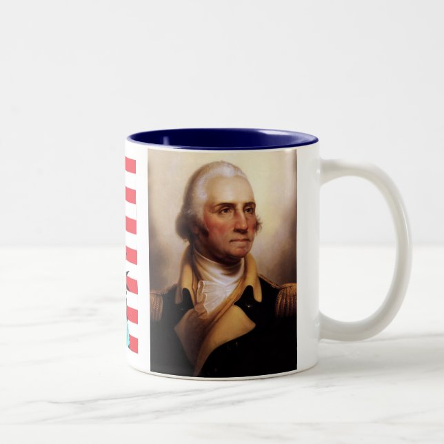 George Washington Statue de la Liberté Mug (Droit)